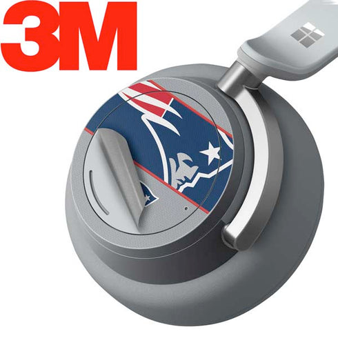 NFL New England Patriots Zone Block Surface Headphones Skin
